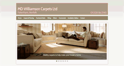 Desktop Screenshot of mdwcarpets.co.uk