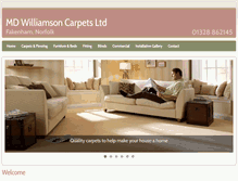 Tablet Screenshot of mdwcarpets.co.uk